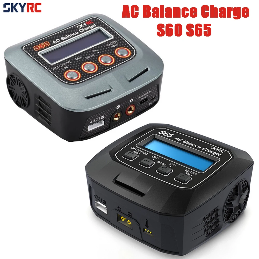 Балансирующее зарядное устройство SKYRC S60 S65 60 Вт 65 100-240 В переменного тока 10 Dis для