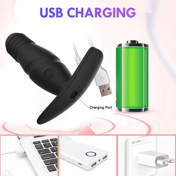 Anal Plug Vibrators For Men APP Remote Prostate Massager Masturbators Women Butt Plug Thrusting Dildo Vibrator Sex Toy for Men 6