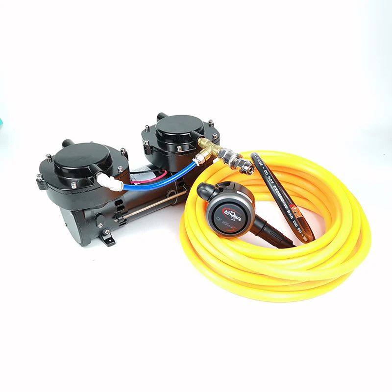 DP70B 12V 160w Дайвинг компрессор насос для третьей легких Serface кальян Дайвинг Системы со шлангом Регулятор фильтр