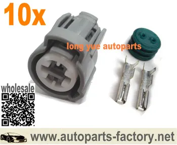 

longyue 10pcs Oil Pressure Switch, Knock Sensor, Coolant Sensor Connector for Honda - Acura VTEC