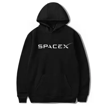 

2020 SpaceX Hoodies Custom Printed Women/Men Long Sleeve Hooded Sweatshirt Harajuku Casual Unisex Streetwear Space X Clothes