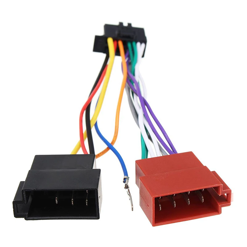 Car Wire Cable Adapter 1 Pcs Car Wire Harness Adaptor For Kenwood / JVC Auto Stereo Radio ISO 16 Pin