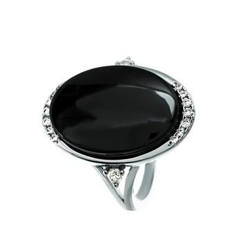 

Кольцо из серебра с керамикой и фианитами R00375