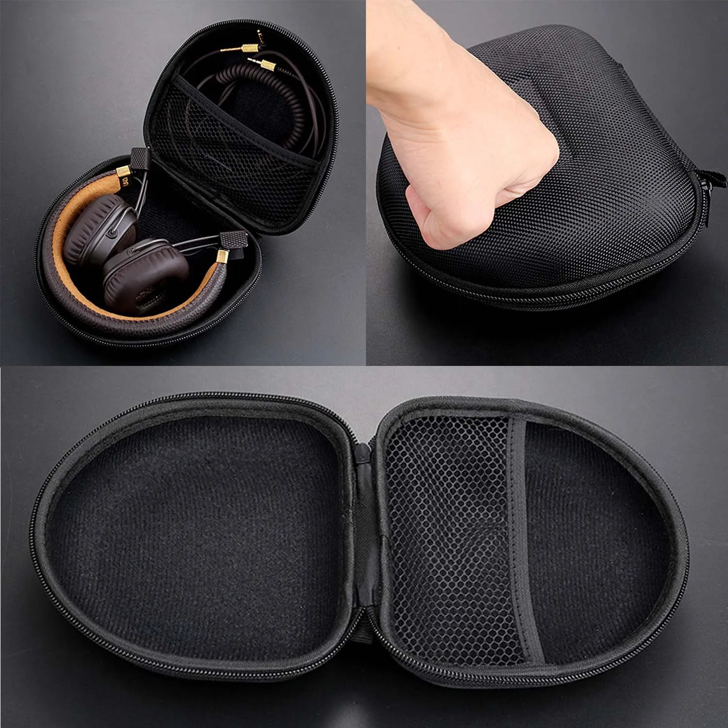 

Vococal Waterproof Shockproof EVA Hard Shell Protective Storage Carrying Case Bag Pouch for Marshall Headphone Headset