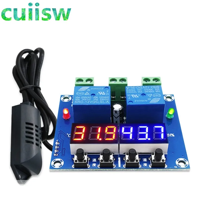 Xh-m452-temperature-and-humidity-control-module-digital-display-word-high-precision-double-output-automatic-constant