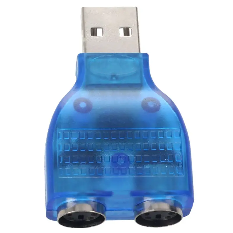 Маленький тонкий USB 2 0 A Male к портам PS/2 PS2 FEMALE адаптер для мыши и