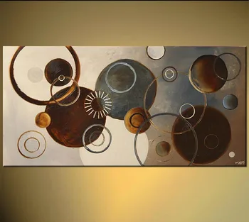 

100% Handpainted Acrylic Painting On Canvas Bright Color Art Deco Oil Paintings Beautiful Artwork Paintings Decoration For Home