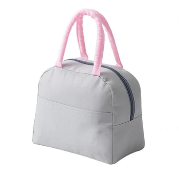 

Oxford Cloth Insulated Cooler Picnic Storage Students Fashion Handbag Lunch Bag Waterproof Tote Portable Bento Pouch Home Food