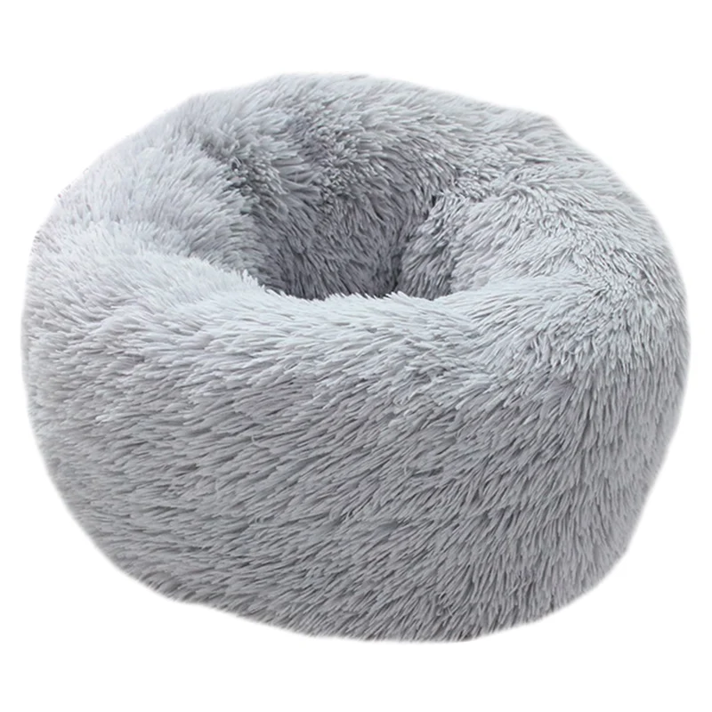 Pet плюшевый пончик Cuddler кошки кровать теплый мягкий утолщенный повышенный коврик для собак и щенков Подушка PI669