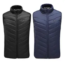 Горячая Распродажа, теплый жилет, тонкий дизайн, Электрический жилет с подогревом, USB нагрев, зимний теплый спортивный жилет, жилет для спорта