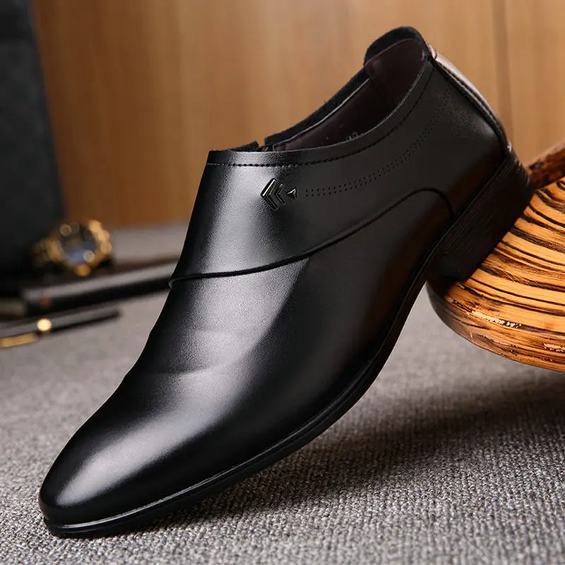 

Spring Autumn Men Flats Comfortable Office Men Dress Shoes Luxury Brand Men Casual Leather slip on lodafer Driving Shoes A57-13