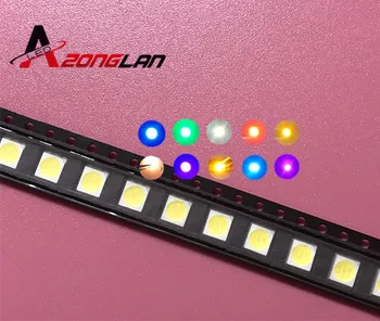 

100PCS SMD 5050 Red /Green /Blue/ White /Yellow /Warm White/Pink/UV/Orang/RGB/WS2812B light LED diode High Power Super Bright