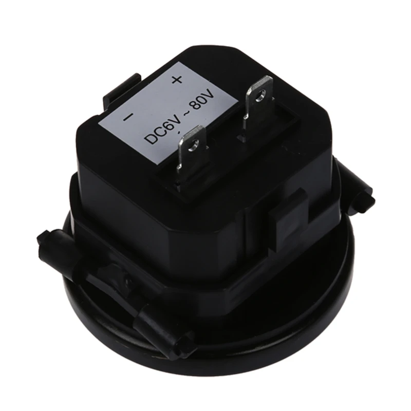 6V 80V DC / AC Круглый Кварцевый счетчик для лодки автомобиля грузовика
