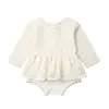 Blotona Cute Newborn Baby Girl Sleeveless/Long Sleeve Lace Romper Jumpsuit Tutu Dress Outfits Clothes 0-24M ► Photo 2/6