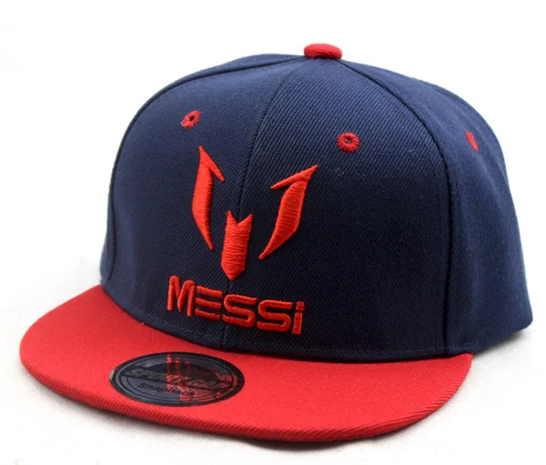 Спортивная уличная Messi детская бейсбольная кепка Черная кепка хип-хоп Snapback Детские шапки для мальчиков и девочек от 50 до 54 см E620