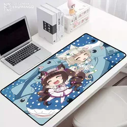 Gamer acessórios nekopara anime mouse pad tapete de mesa do computador tapete antiderrapante mausepad gaming portátil mousepad empresa mause