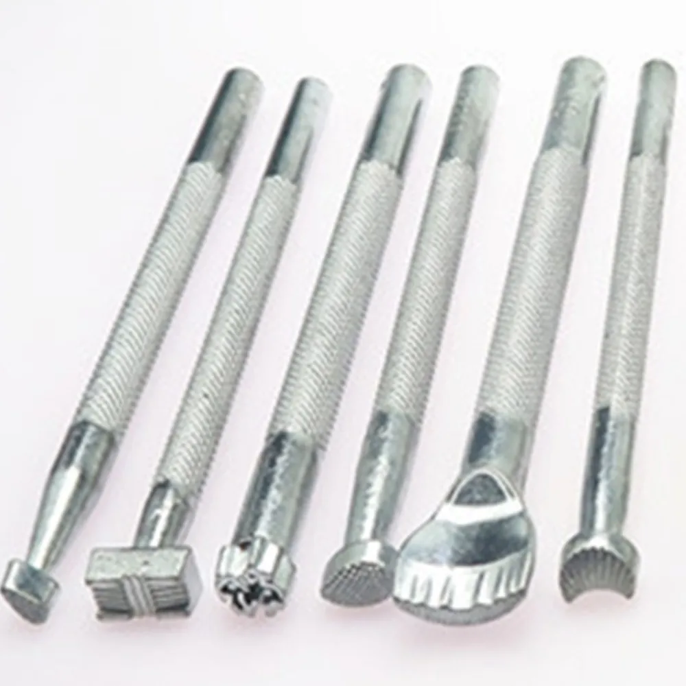 20 шт ручной работы печать для кожи набор воловья резьба печать швейные инструменты DIY кожаный комплект уплотнений Печать на металле набор инструментов