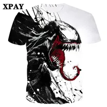 Venom 3d HD imprimé T-shirt offre spéciale hommes été col rond grande taille films européens et américains Anime T-Shirt à manches courtes(China)