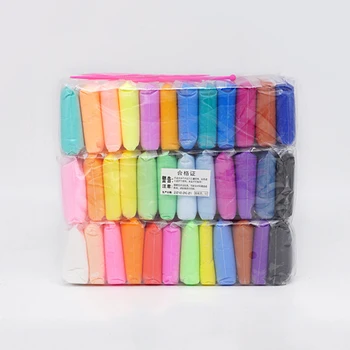 

36 Color Light Soft Clay DIY Toys Children Educational Air Dry Polymer Plasticine Safe Colorful Light Clay Toy Gift To Kids