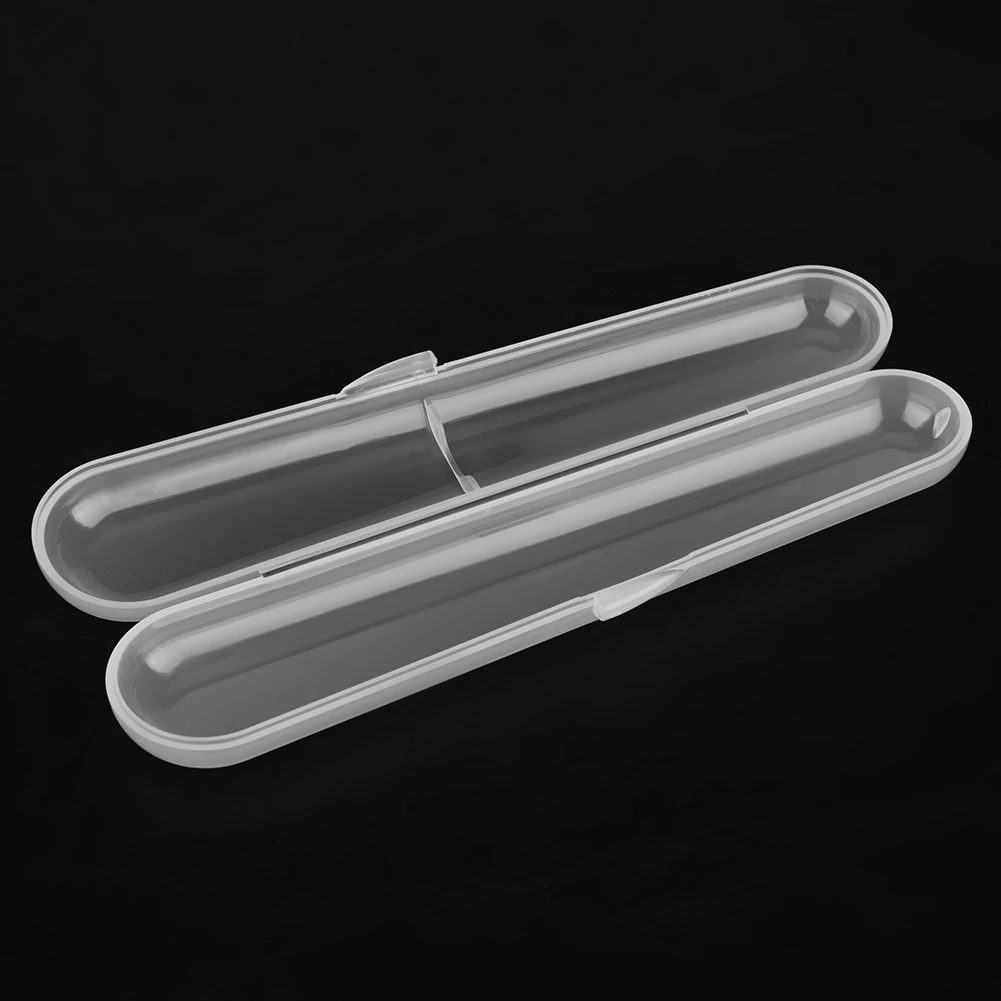 

1pcs Baby Toddler Food Grade Spoon Box Kids Storage Case Box Holder for Baby Silicone Spoon Travel Transparent Storage Box