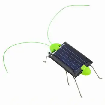 Creative Fun Solar Power Robot Insect Locust Grasshopper Kids Educational Toys for Children Gifts 1