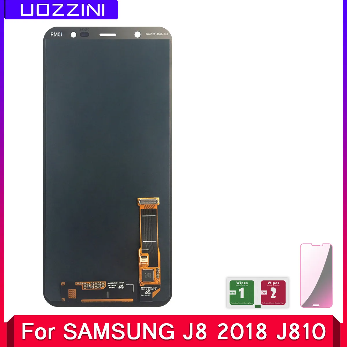 2 шт. ЖК экран для Samsung Galaxy J8 2018 J810|Экраны мобильных телефонов| |