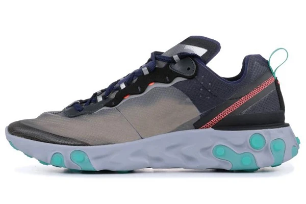 React Element 87 Undercover, мужские кроссовки для женщин, дизайнерские спортивные мужские кроссовки, Легкая Вуаль, Королевский оттенок, 5 - Цвет: 10