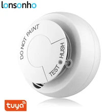 Lonsonho Wifi детектор дыма пожарная сигнализация Система безопасности умный датчик дыма Smart Life Tuya App