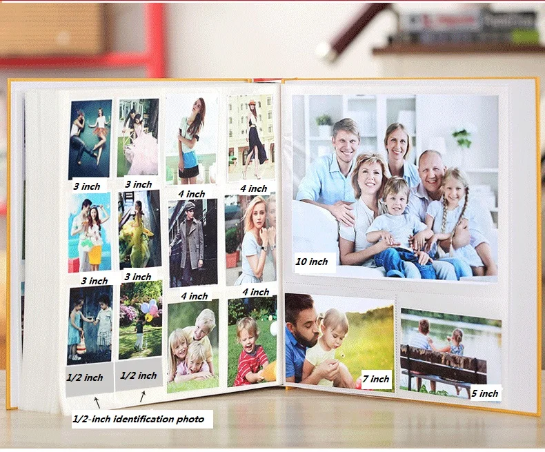 36,2x35,2 см мульти-размер фото смешанный фотоальбом большой емкости 1200 карманы вставка страницы семейный альбом картина держатель для хранения карт