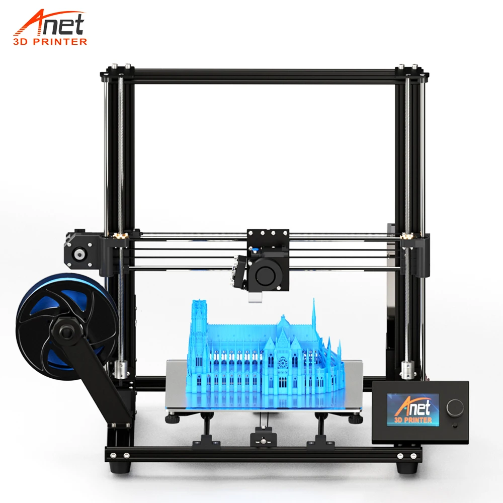 Новый Анет большой размер печати A8 плюс 3d принтер DIY стол 3D FDM с 8 Гб Micro SD карта USB