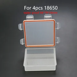 Scatola di stoccaggio per batterie in plastica rigida resistente all'acqua con clip