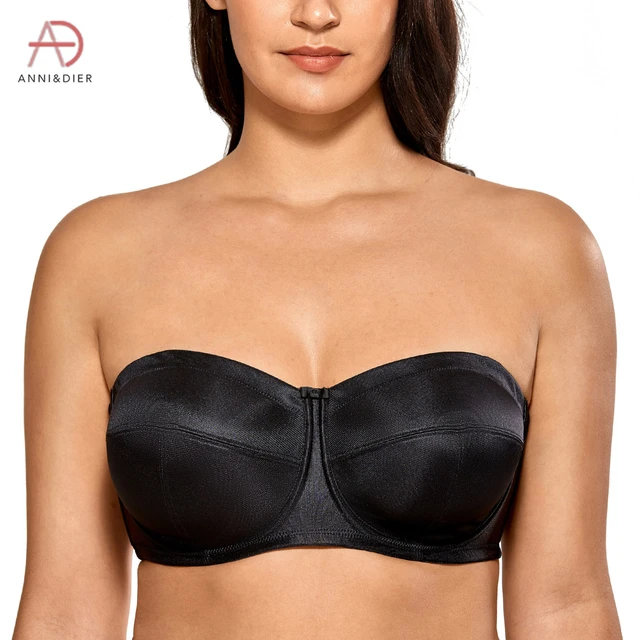 Women's Underwire No Padding Ultra Support Convertible Strapless Bra -  AliExpress