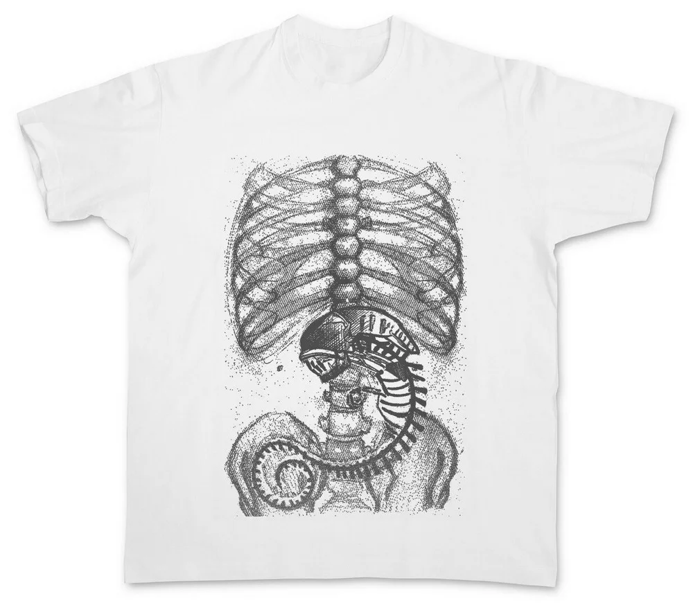 XENOMORPH ALIEN II футболка Ripley Prometheus Nostromo Weyland Movie Film Fan хлопковая Футболка больше