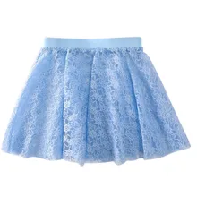 Детская танцевальная юбка одежда для девочек юбка без подкладки для латинских танцев лаконичная кружевная танцевальная одежда, тренировочная юбка одежда для маленьких девочек