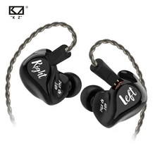 Новое поступление KZ ZS3s Hifi спортивные наушники-вкладыши Динамический драйвер шумоподавление гарнитура с микрофоном сменный кабель