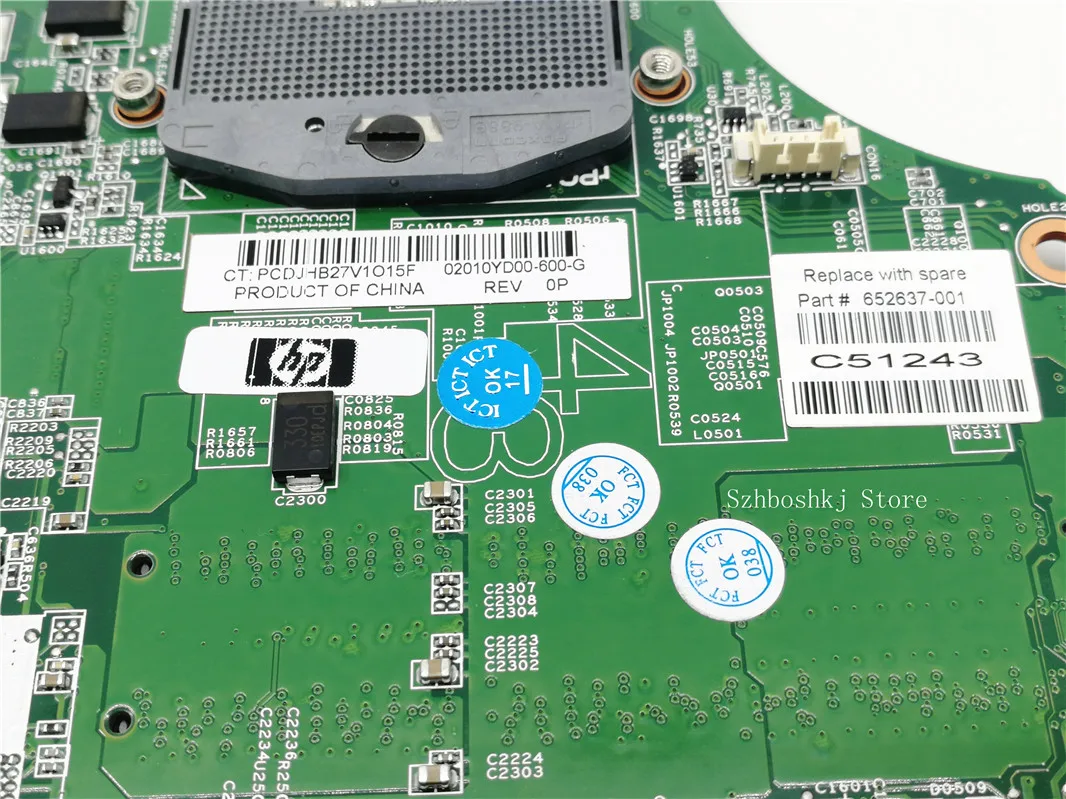 652637-001 для hp Elitebook 8560W Материнская плата ноутбука серии системная плата ноутбука rPGA-988B тестирование работы