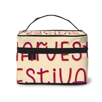 

2020 Multi-function Travel Organizer Bag Harvest Pumpkins Women Cosmetic Bag Beauty Makeup Toiletry Wash Bags