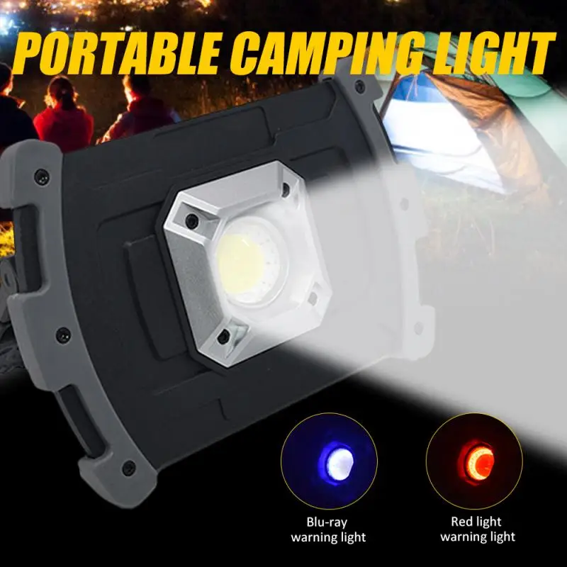 

Outdoor Camping USB Rechargeable Floodlight Portable LED Work Lamp 350LM Spotlight Flood Spot Work Light Li-ion Battery-powered