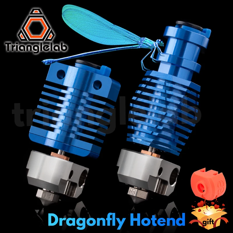 Trianglelab Dragonfly Hotend Bmo Bms Heatbreak Bimetálico para Extrusora Bowden Ddb Unidade Direta v6 Hotend Prusa Cr10 Ender 3