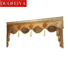 

European style Upmarket chenille embroidered Pelmet Retro court spun gold embroidery living room,valance,Additional purchase