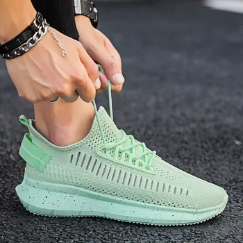 

Men's Casual Shoes Fashion Sneakers For Men Flat Shoes Trend Comfort Shoes Hollow breathable lightweight mesh casual sneakers