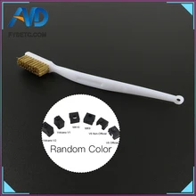 Инструмент для очистки 3D-принтера медная проволочная зубная щетка медная щетка ручка для блока сопла Hotend Очистка частей горячей кровати