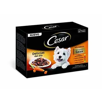 

Cesar Multipack of 8 Sachets of 100 g Selection in Sauce [Pack of 6]