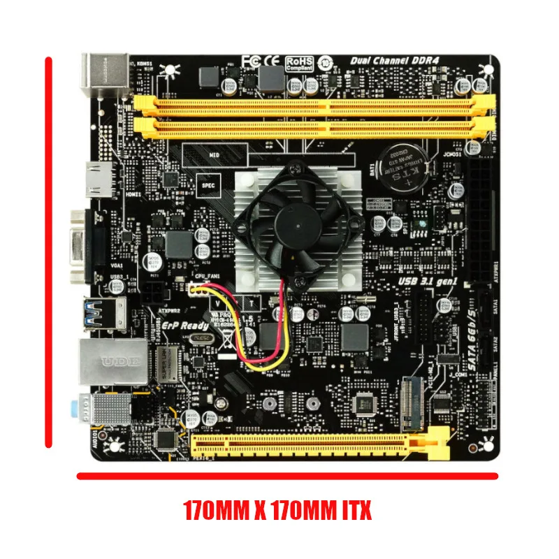 Четырехъядерный Встроенная мини ITX Материнская плата A10 8800P CPU игровая
