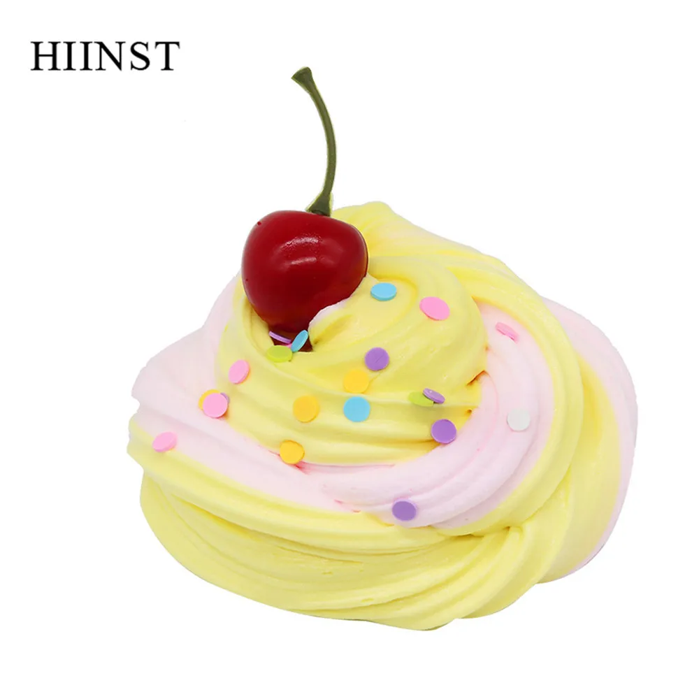HIINST Christmas Toys DIY Slime Supplies Mud Fruits Soft Stress Squeeze Toy Kids Gift Adult Scented Slime Stress Relieves Toys