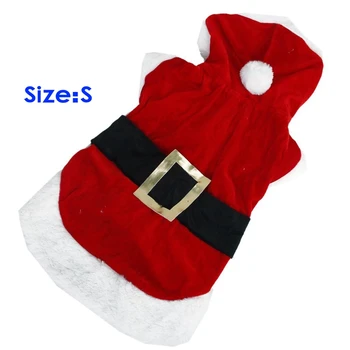 

Santa Claus Dog Hoodie Costume - S