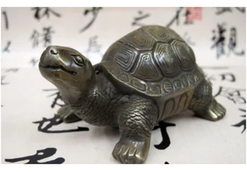 

Lovely Chinese Folk fengshui Bronze Copper Auspicious tortoise Turtle statue