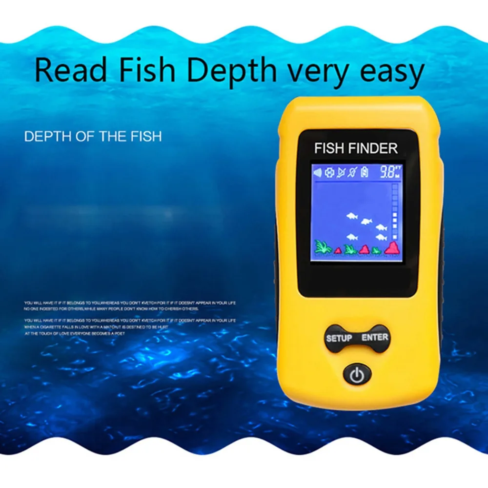 TL86 Freshwater Fish Finder Saltwater Electric Boat Fishing Depth Locator Tracker #4C04 (4)