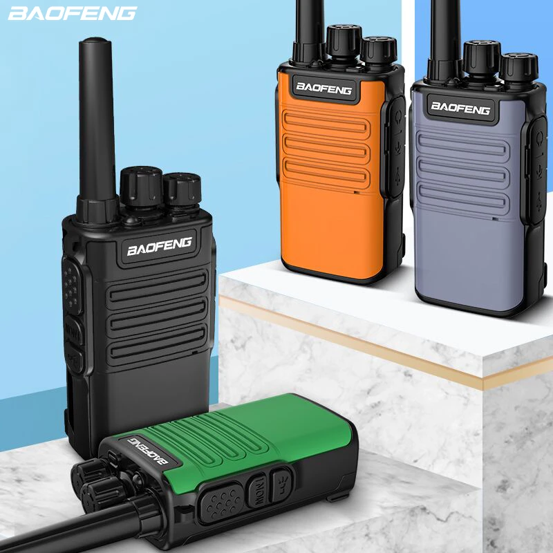 2PCS BaoFeng BF-V8 Mini Walkie-talkie Two Way Radio 5800mAh Long Standby Powerful Radio Support USB Charging Hunting BF-888S