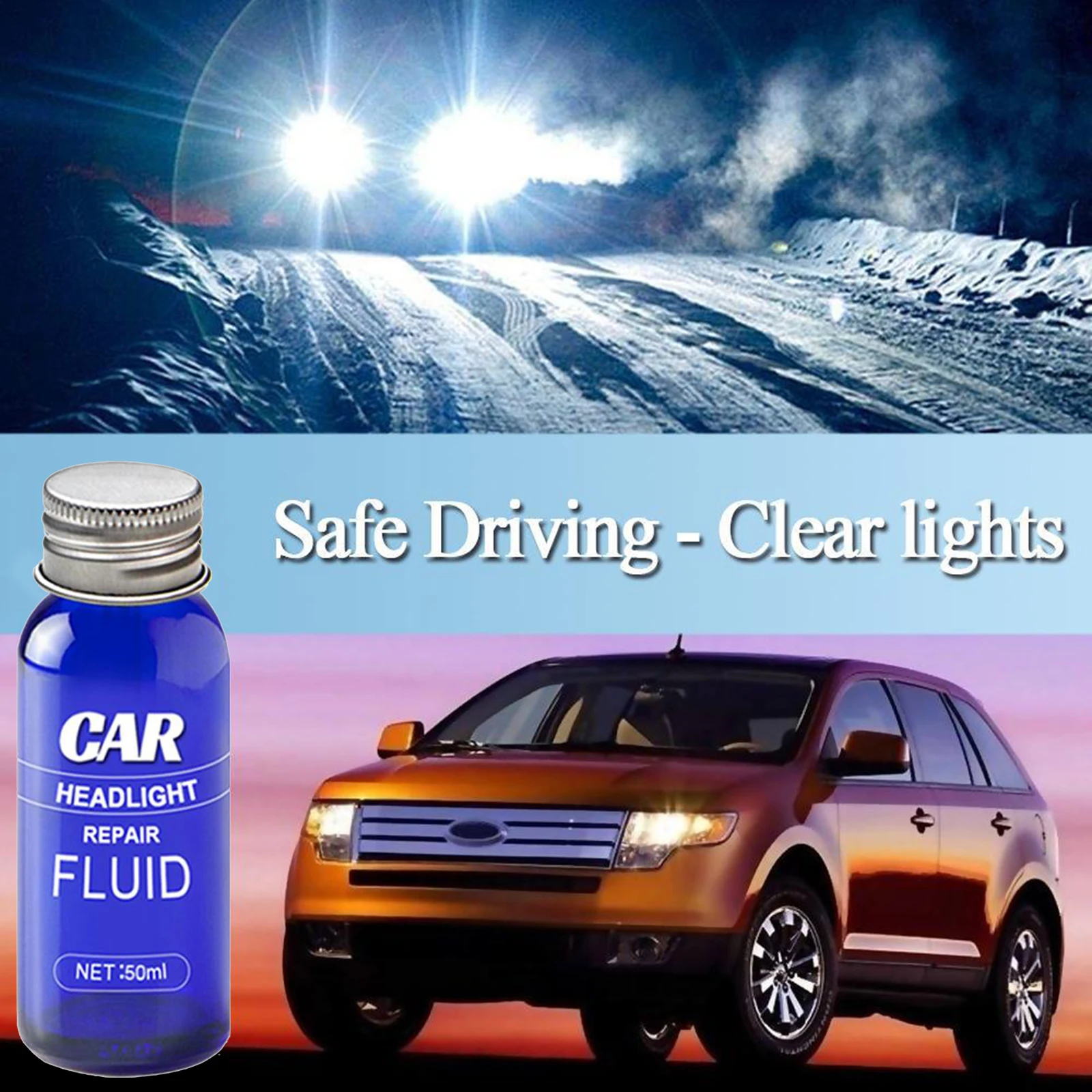  Car Headlight Polishing Agent Scratch Remover Repair Liquid Restoration Kit Car Scratch Repair Coating Repair